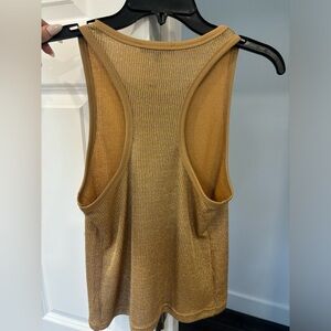 Steve Madden Gold Shimmer Racerback